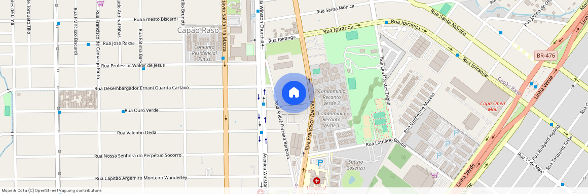 Rua Francisco Raitani, 7140, Capão Raso, Curitiba - PR, 81110-070, Brazil