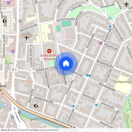 Blumenstr. 1, 2. Etage re., 58097 Nordrhein-Westfalen - Hagen