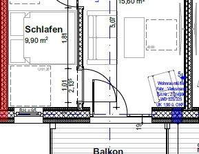 SINGLEWOHNUNG (1 Person) IN NUTHETAL, OT SAARMUND - MIT FUSSBODENHEIZUNG, BALKON, EINBAUKÜCHE UND ABSTELLKAMMER - Foto 1