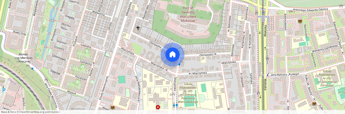 ul. Olimpijska, Wyględów, Mokotów, Warszawa, mazowieckie