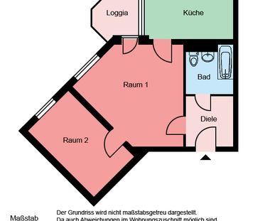 2-Raumwohnung in zentraler Lage - nur mit WBS - Photo 4