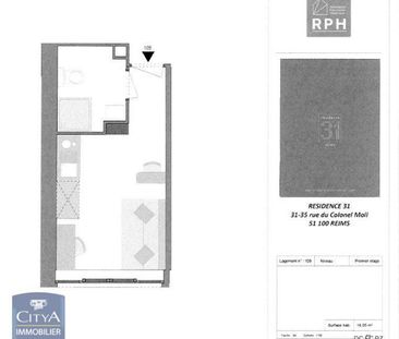 Location Appartement 1 pièce 16m² REIMS 51100 - Photo 5