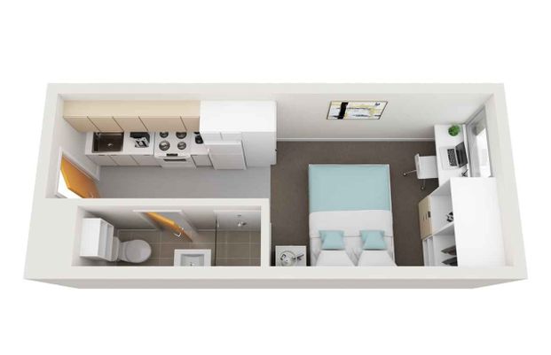 Large Studio with Conditioning - Photo 1