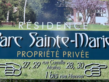 T1 meublé parc Sainte Marie, balcon - Photo 5