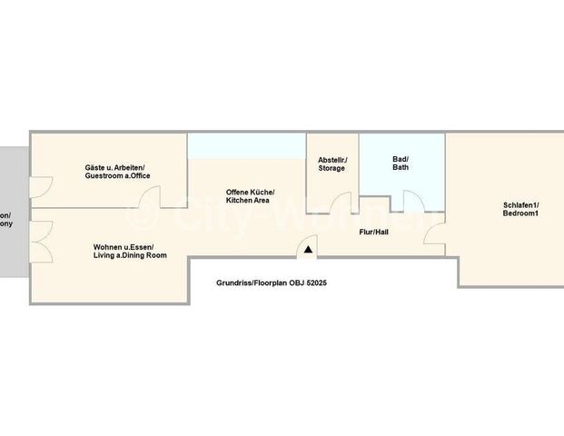 Erstbezug- nagelneue, modern möblierte 2.5 Zimmer Wohnung in Hamburg-Stellingen - Foto 1