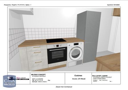 Location Appartement 3 pièces 69m² CHAMALIERES 63400 - Photo 3