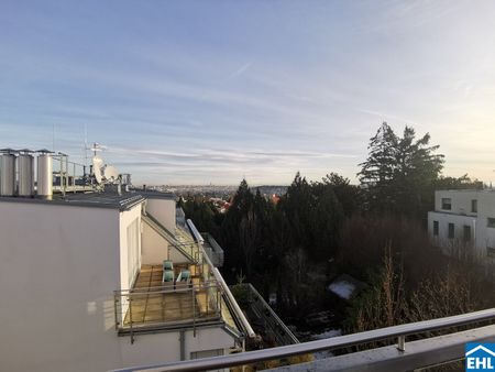 Luxuriöses Penthouse mit traumhaftem Weitblick über ganz Wien in Ober St. Veit - Foto 5