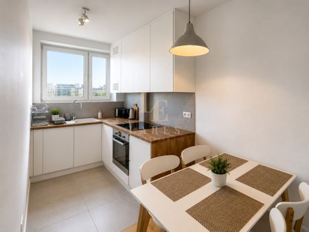 Balkon | Widok na panoramę Warszawy | Wyposażone - Zdjęcie 4