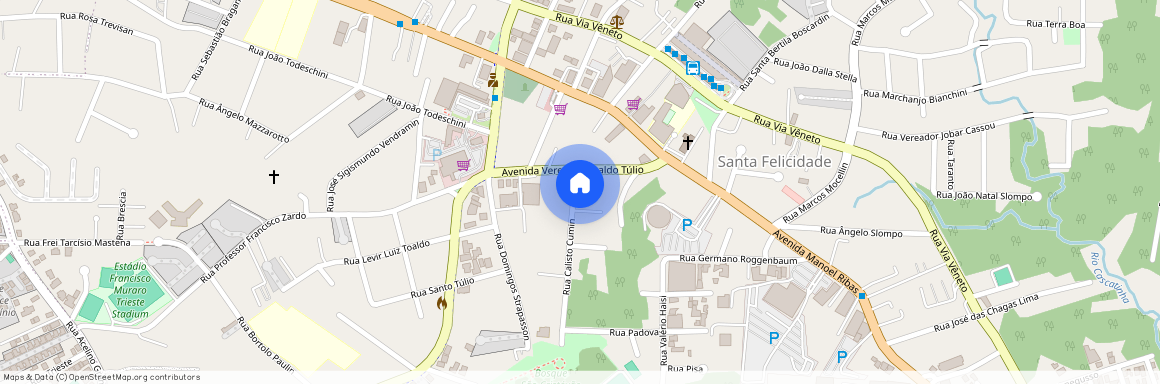 Rua Calisto Cumin, 143 - Sobrado 03, Santa Felicidade - Curitiba - PR