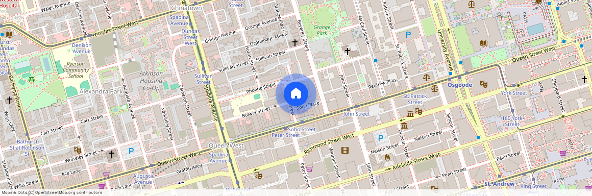 Phoebe on Queen Lofts 11, #407, 11 Soho Street, Grange Park, Toronto