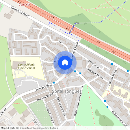 2 bedroom Terraced House to rent in Hunters Road, Spital Tongues, Newcastle Upon Tyne