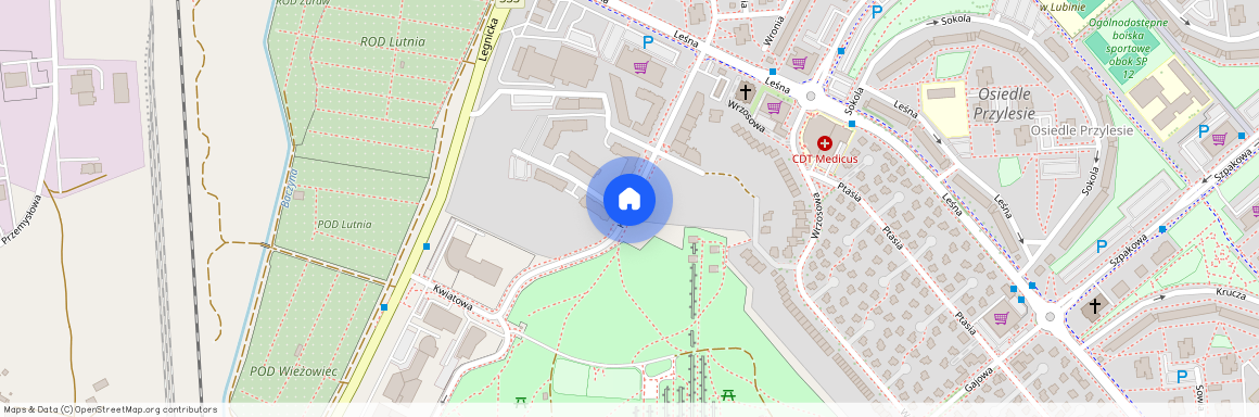 ul. Kwiatowa, Lubin, lubiński, dolnośląskie