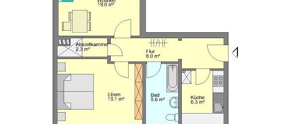 Gemütliche 2-Zimmer Etagenwohnung in Herford! - Photo 1