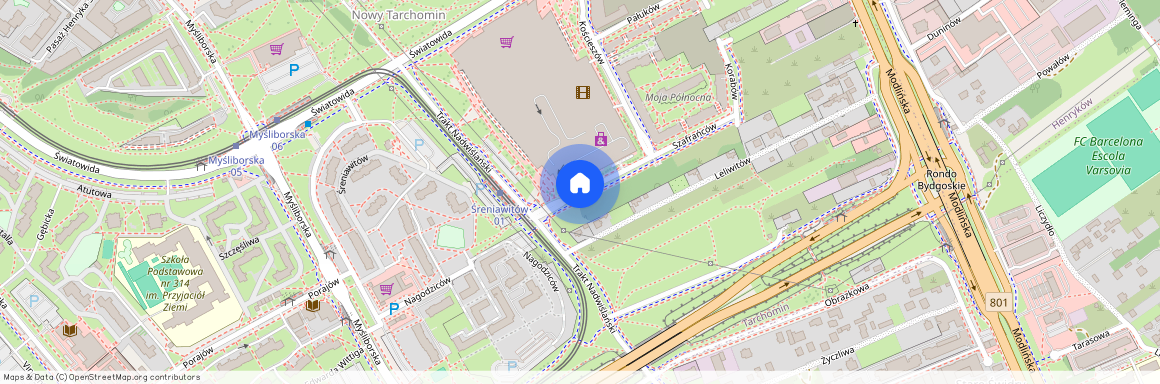 ul. Szafrańców, Tarchomin, Białołęka, Warszawa, mazowieckie