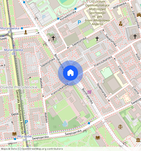 Muranów, Śródmieście, ul. Bonifraterska, Warszawa