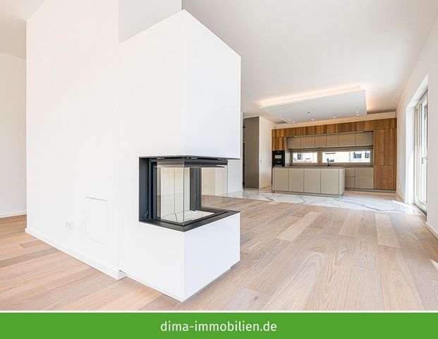 Exklusives Penthouse mit sonniger Terrasse, Einbauküche, Kamin, Dampfdusche, TG-Stellplätzen u.v.m. - Photo 1