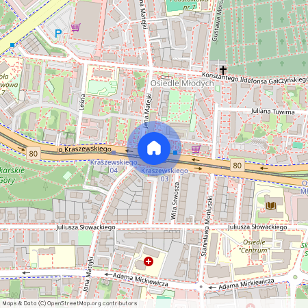 ul. Józefa Ignacego Kraszewskiego, Osiedle Młodych, Chełmińskie Przedmieście, Toruń, kujawsko-pomorskie