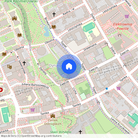 ul. Topiel, Powiśle, Śródmieście, Warszawa, mazowieckie
