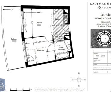 Appartement à louer 2 pièces 36.2m² - Photo 2