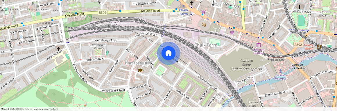 Gloucester Avenue, Primrose Hill, London, NW1 8LA