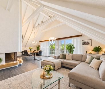 Grosszügige 4.5-Zimmer-Dachwohnung mit Cheminée und zwei Balkonen i... - Photo 1