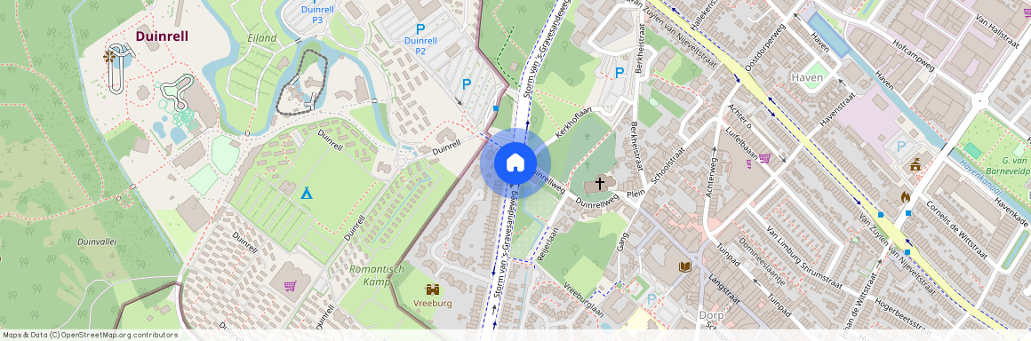 Verspreide huizen Duinrell Wassenaarse Slag, 2242 JE, Storm van 's-Gravesandeweg, Wassenaar