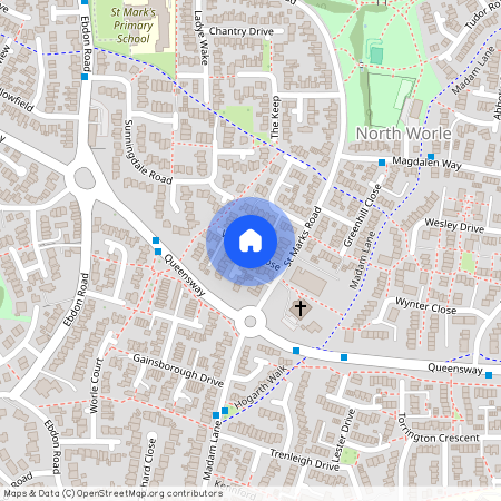 Vicarage Close, Worle, Weston-Super-Mare, North Somerset, BS22