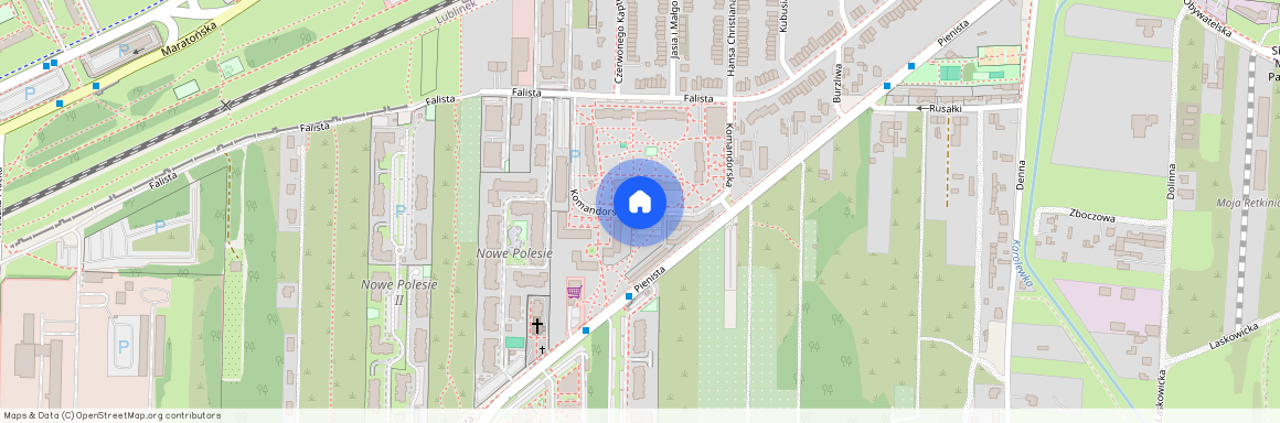 ul. Komandorska, Lublinek, Polesie, Łódź, łódzkie