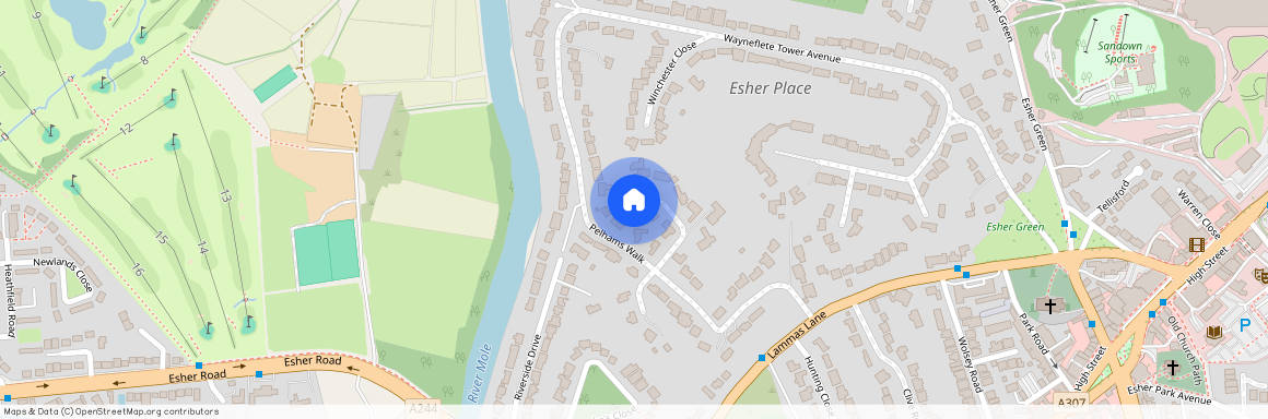 Pelhams Walk, Esher, Surrey, KT10