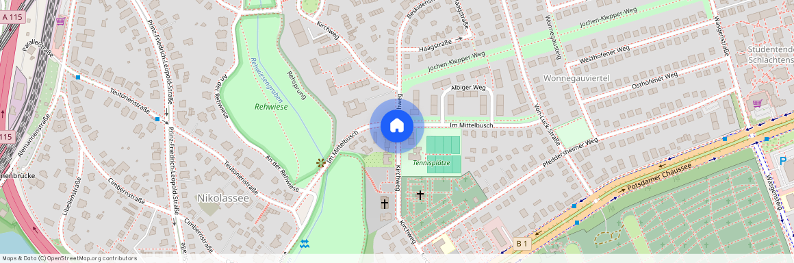 Kirchweg, Berlin, Nikolassee, 14129