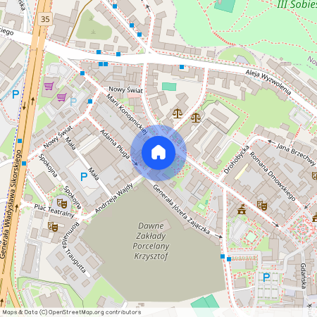 Śródmieście, ul. Andrzeja Wajdy, Wałbrzych