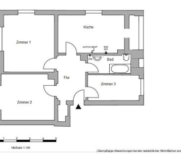 Schick sanierte 3-Zimmer-Wohnung mitten in Heidenau. - Photo 1