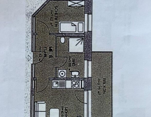 2 Zimmer Wohnung mit Balkon und Stellplatz - Photo 1