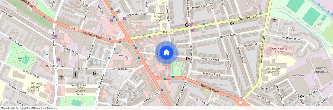 Poplar Road, Sparkhill, Birmingham, West Midlands, B11