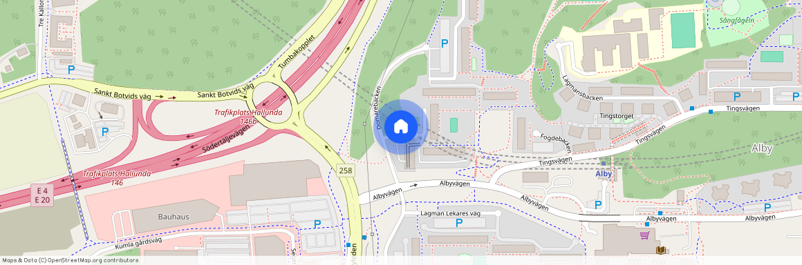 Domarebacken, Norsborg