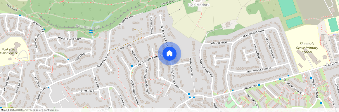 High Matlock Road, Sheffield S6