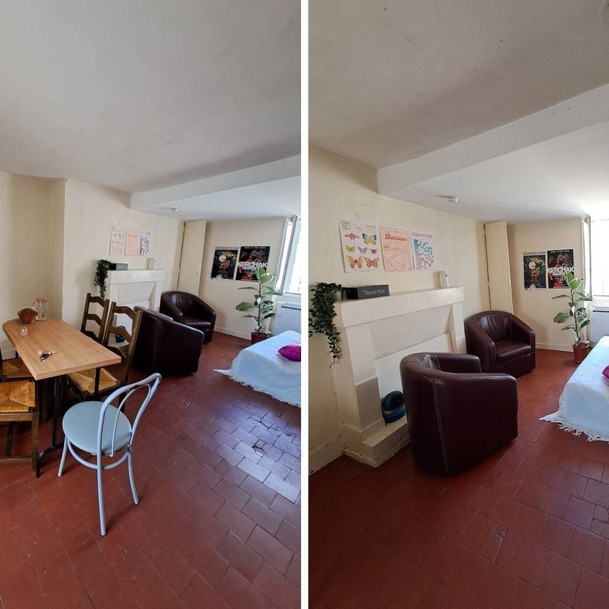 T3 meublé - chambre + bureau + salle de vie - Photo 1