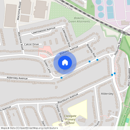 Blakeley Avenue, claregate