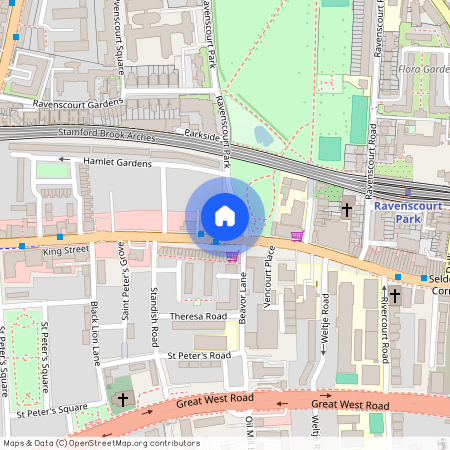 Hamlet Gardens, King Street, W6