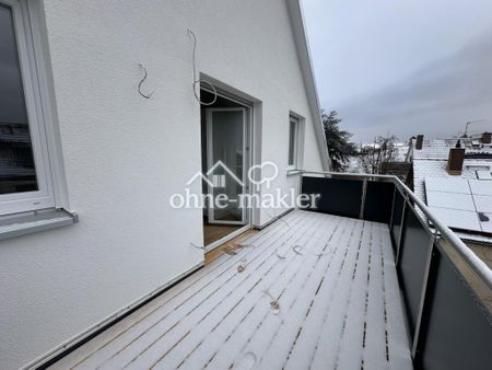 Erstbezug! Exklusives Wohnen im DG: 3-Zimmer, 5m Deckenhöhe, KfW 40 EE,Klimaanlage, EBK & Südbalkon - Foto 2