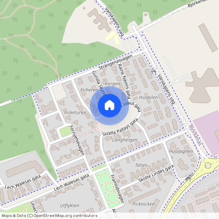 Hans villius Gata, Kalmar