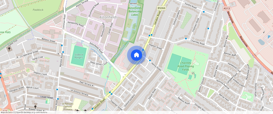 Sandon Road, Stafford, ST16