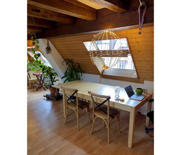1½ Zimmer-Dachwohnung in Zürich - Kreis 3 Sihlfeld, möbliert, auf Zeit - Photo 4