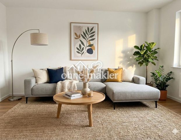 Frisch renovierte 2-Zimmer-Wohnung mit Balkon in ruhiger Wohnlage - Foto 1