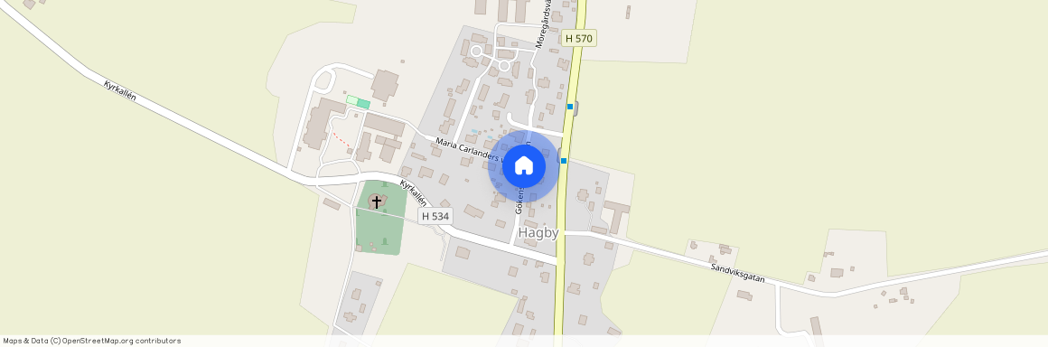 Gökensborgsvägen, Hagby