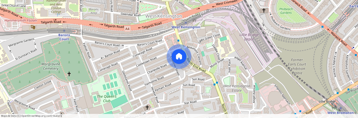 Charleville Road, Barons Court, London, W14