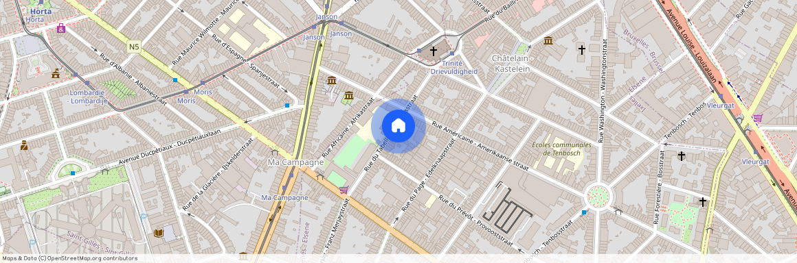 Rue du Tabellion, Notarisstraat 62, 1050 Elsene