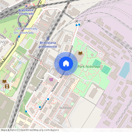 Nobelova, Bratislava-Nové Mesto, okres Bratislava III