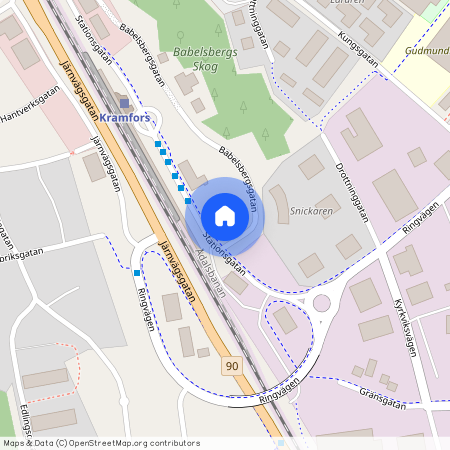 Kramfors, Gudmundrå distrikt, Västernorrland, Babelsbergsgatan 1 A