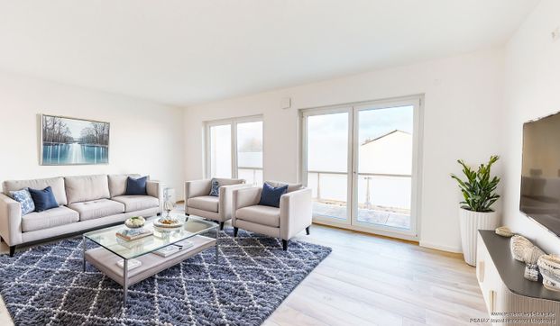 Jetzt mieten: Hochwertige Neubau-Doppelhaushälfte mit Garten im Erstbezug - Photo 1